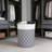 Large Capacity Foldable Fabric Laundry Hamper With Aluminum Handles - Cylindrical Storage Bin For Home, Dorm, Or Commercial Use - Multi-Purpose Organizer With Lantern Pattern Design-1064638534-1064638532