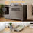 Gray Cat Litter Box Enclosure