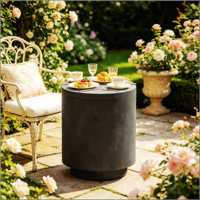 Petite table d'extérieur, seau isotherme 3 en 1, refroidisseur de boissons portatif, station de refroidissement polyvalente pour les fêtes, la piscine ou le camping