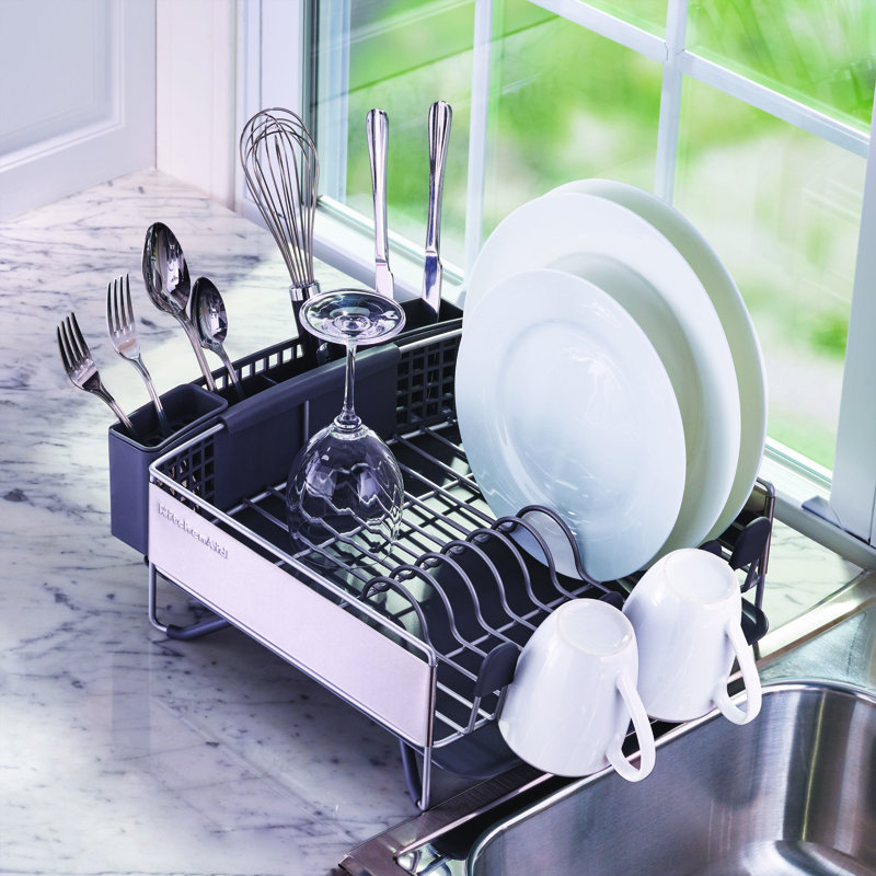 KitchenAid® Compact Stainless Steel Dish Rack