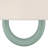 Cohla 11.75'' Vibrant Gold + Green Sconce-1154304476