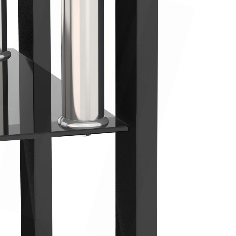 Table basse Modern, Noir, noir, noir, noir, Gris