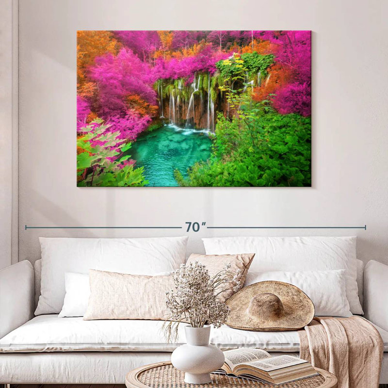 Couleurs de paysage Kerrick Plitvice, H 32 po x l 48 po