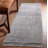 Marina Carlow Solid & Striped Textured Taupe Ivory Ultra Soft High-Low Shag Rug-64153610