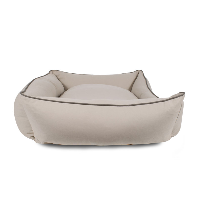 Lit pour chien classique à profil bas Kuddler, Kaki, Grand (l 42 po x P 30 po x H 10 po)