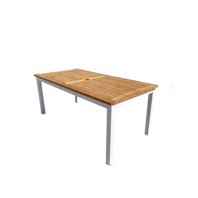 Coenties Slip Rectangular Teak Outdoor Dining Table