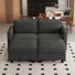 Loveseat With Ottomans For Multi-Purpose Relaxation Space