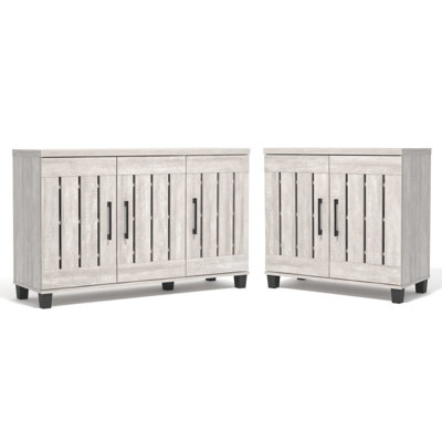 Banos 2-Door & 3-Door Shoe Storage Cabinet (Holds 28 Pairs)