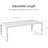 Expandable Adjustable Stackable Multi-Purpose Spice Racks,Metal Storage Rack, Practical Kitchen Pantry Shelves, Countertop(1Pack/White,Medium)