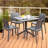 Venice Square Resin Dining Table-345816678