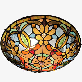 Tiffany Glass Flush Mount