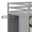 Lit mezzanine avec armoires encastrées-1146467144