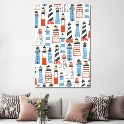 Beach Fun IV 1 Piece Wrapped Canvas Wall Art