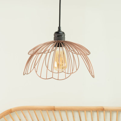 15 cm H Novelty Pendant Shade in Pink