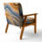 Berdahl Marble Upholstered Armchair-370709640-424907467