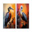 Coucher de soleil coucher de soleil Pelican Harmony IV - ensemble de 2 reproductions d'art mural pélican-890807400-890807401