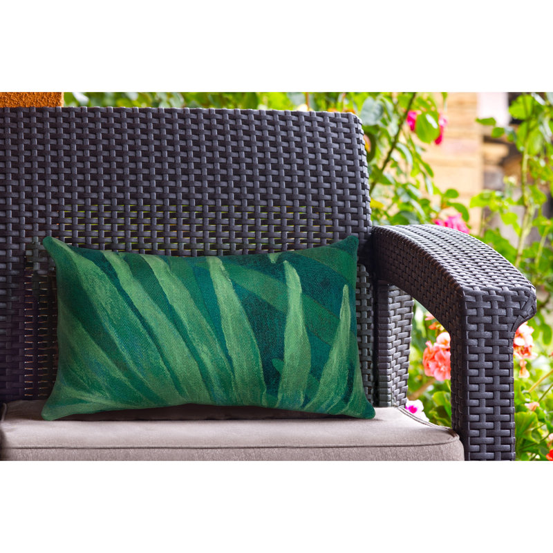 Floral Outdoor Throw Pillow