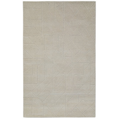 AllModern Orenthal Hand Tufted Wool Rug