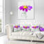 Coussin décoratif à fleurs en cascade avec tige flowerswork-1788555206