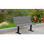 Banc de parc en plastique recyclé Contour-10632724-10632727-10632726