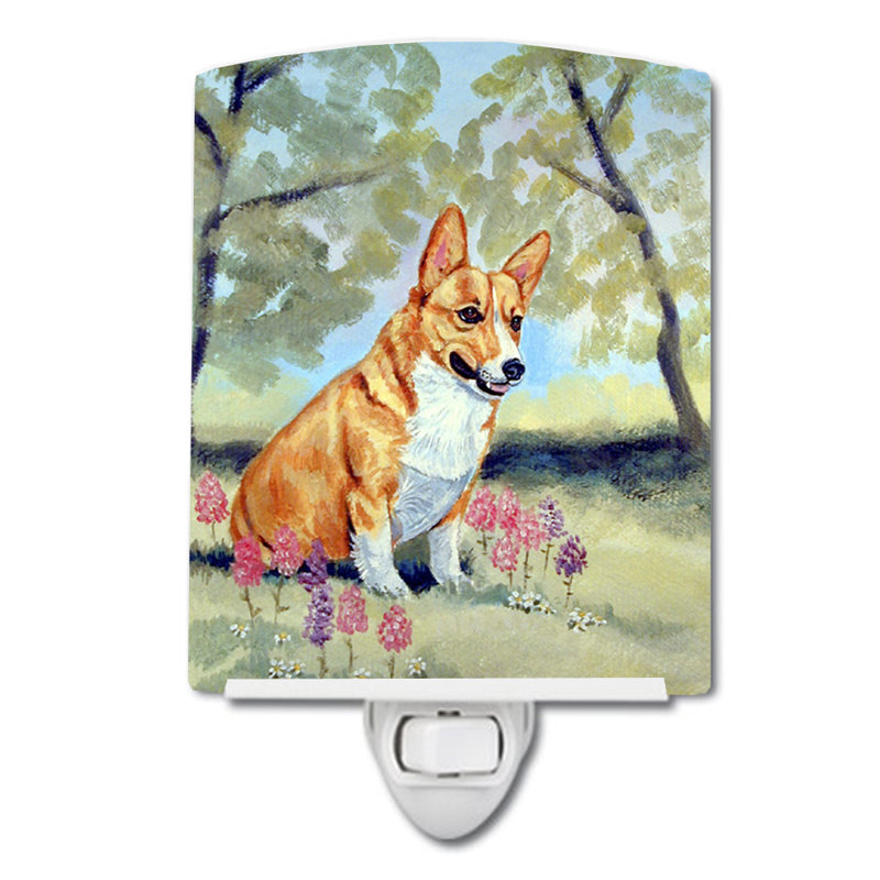 Corgi Ceramic Night Light