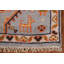 Tapis de couloir traditionnel bleu clair en laine 3 x 10