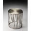 Kruse Iron 15.5"W Drum Side Table