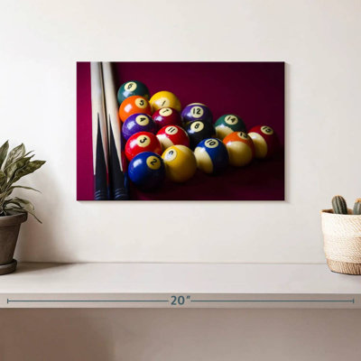 " Red Pool Table "