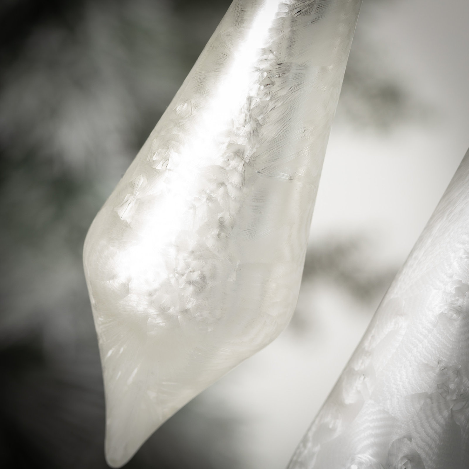 Frosted Reflections Finial Ornament
