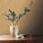 Faux Textile Fiber Texture Orange Wallpaper-347093069