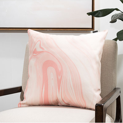  Liquid Marble Throw Pillow