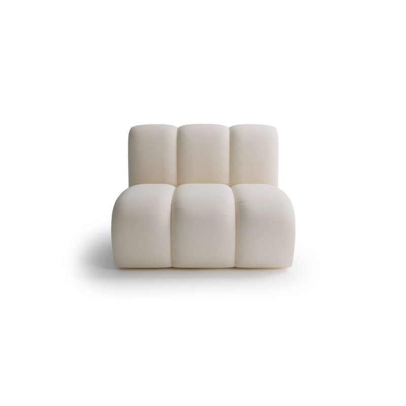 1 Seater Velvet Sofa