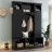 Modern All-In-One Hall Tree With Adjustable Shelves,Classic Arched Farmhouse Storage Bench With Dual Side Cabinets For Mudroom,Hallway-1630905234