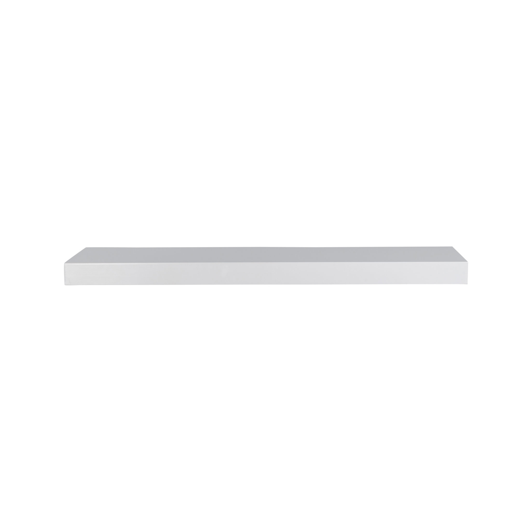 Sherice Floating Shelf, White, 1.97" H x 36.23" W x 10.24" D