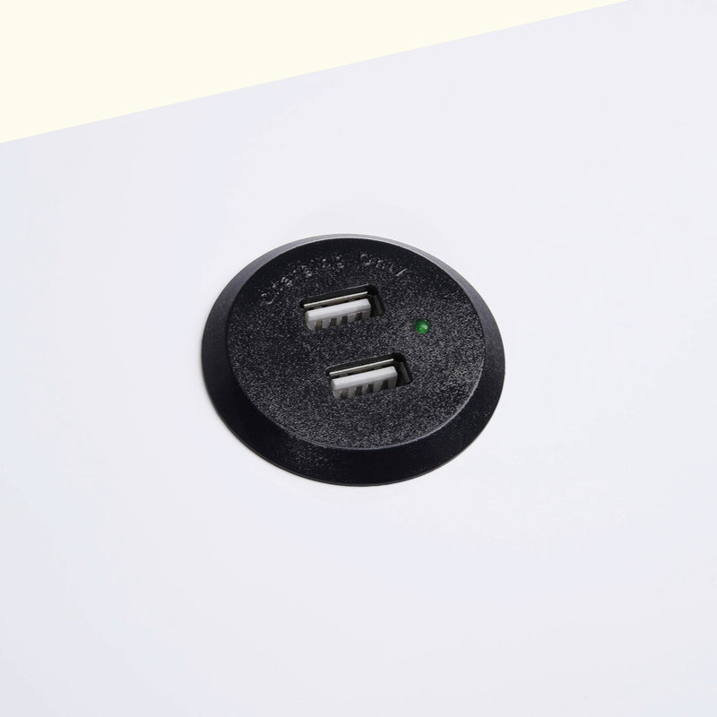 Table d'appoint avec station de charge USB