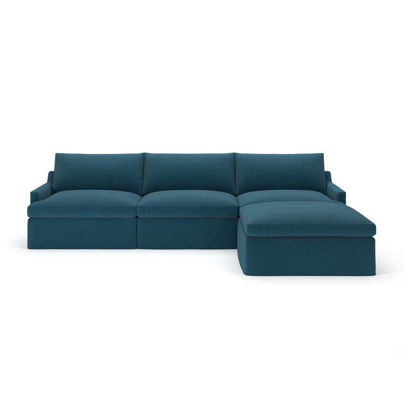 Wrenley Reversible Sectional, Bayou Midnight Canvas