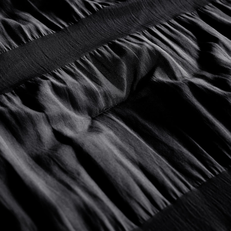 Polyester Comforter, Twin Comforter + 1 Standard Sham, Black