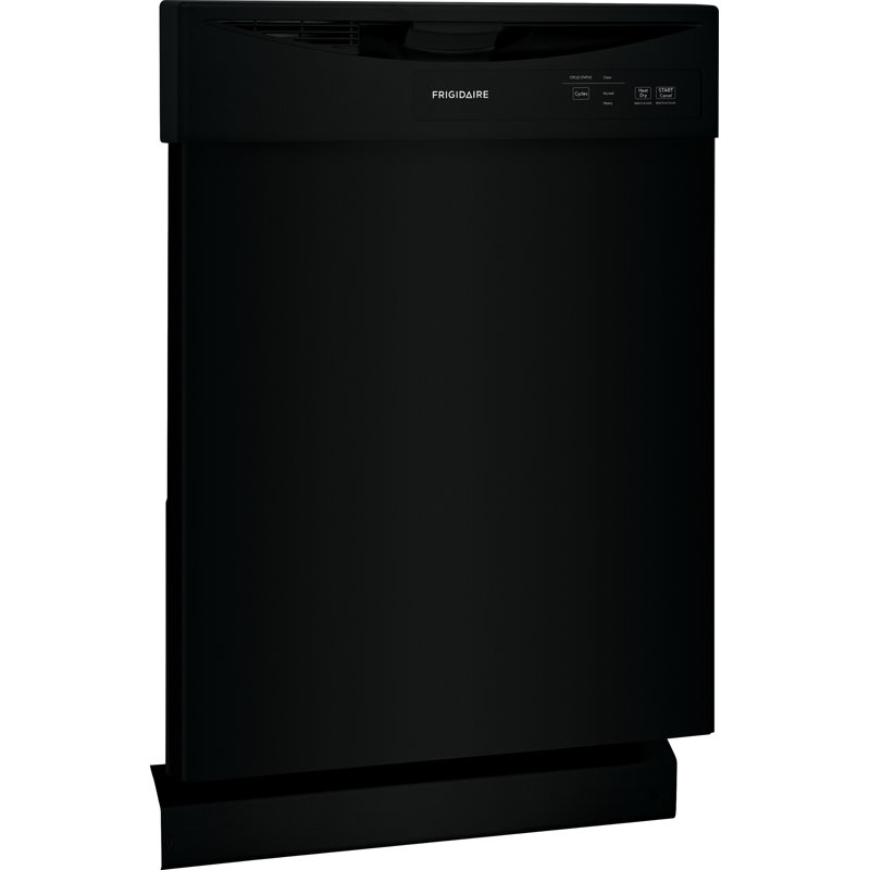Frigidaire 24" 62 dBA Built-in Digital Control Dishwasher, Black
