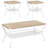 Aliona 3-Piece Coffee Table and End Table Set, Modern Industrial Accent Tables with Storage Shelf, Engineered Wood and Metal Living Room Furniture-610452705