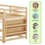 Low Bunk Bed Twin Over Twin, Floor Bunk Bed With Bookshelf&ladder-114498753