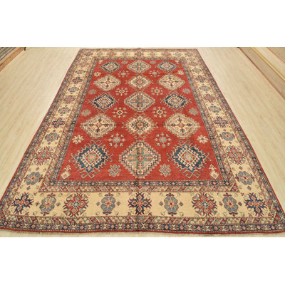 Eryanna One-of-a-Kind 8'3'' X 10'11'' New Age Wool Area Rug Red