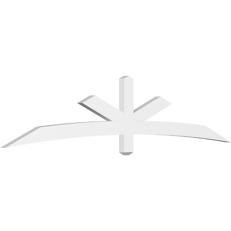 Support de pignon Alberta Alberta, H 20 po x l 96 po (pas 5/12), P 4 po x F 4 po, PVC