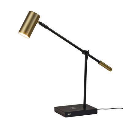Flemings Adjustable Metal USB Desk Lamp