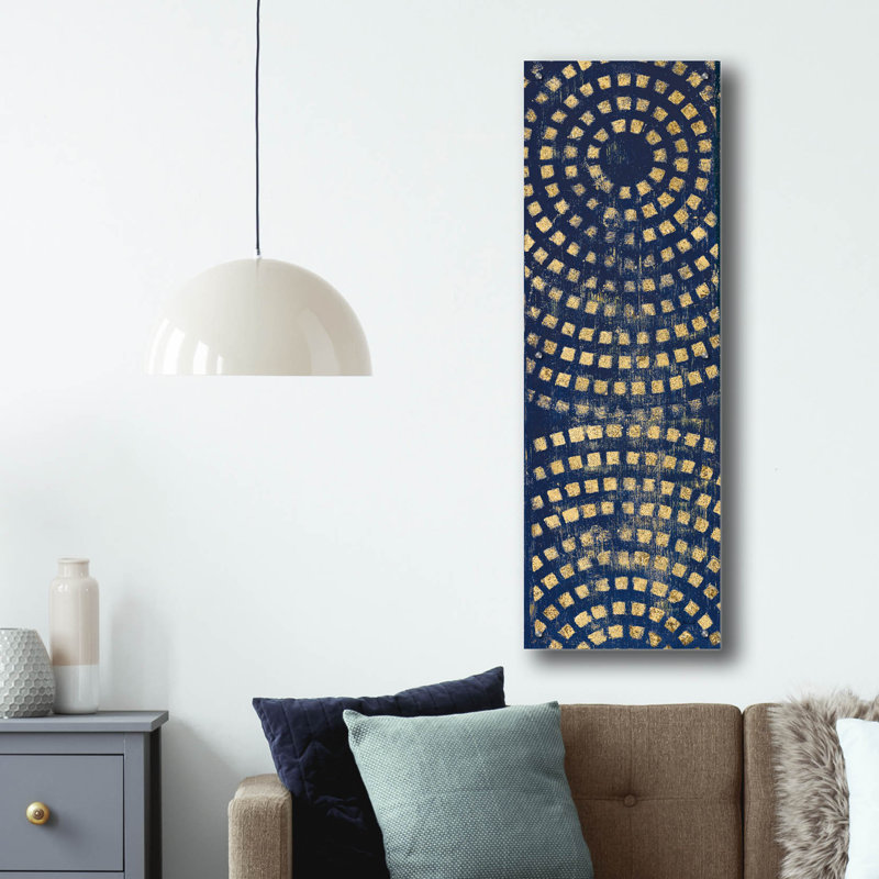  «Juxtapose 2 panneau 1» par Cheryl Warrick, art mural en verre acrylique, 16 po x 48 po