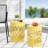 Outdoor Metal End Tables (set Of 2) - Powder-coated Iron, Cylindrical Design-933843091