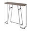 Console-canapé étroite, vestibule de salon, chambre à coucher, métal chromé contemporain