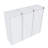 12" Bathroom Side Cabinet, 3-Soft Close Doors, Float Mounting Design-1580580311