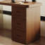 Bureau en bois de noyer massif en L avec 3 tiroirs-2119444677-2119444679