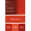 Tapis de zone orange/rouge foncé contemporain-581484846