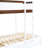 Twintwin Bunk Bed With Desk, Twin Trundle In White + Walnut Look White+Walnut Storage Drawers And Desk. Bedroom Setup. Ideal For Small Homes